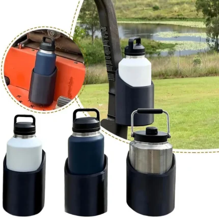 Car Magnetic Bottle Holder 3D Printed Portable Water Bottle Storage Rack Buses Trucks Lawn Mowers Outdoor Work Drink Cup Holder