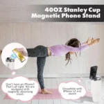 Mobile Phone Stand for 40 Oz Cup Mobile Phone Holder Multifunctional Phone Holder Water Bottle Stand for 40oz Cups for Home - Image 2
