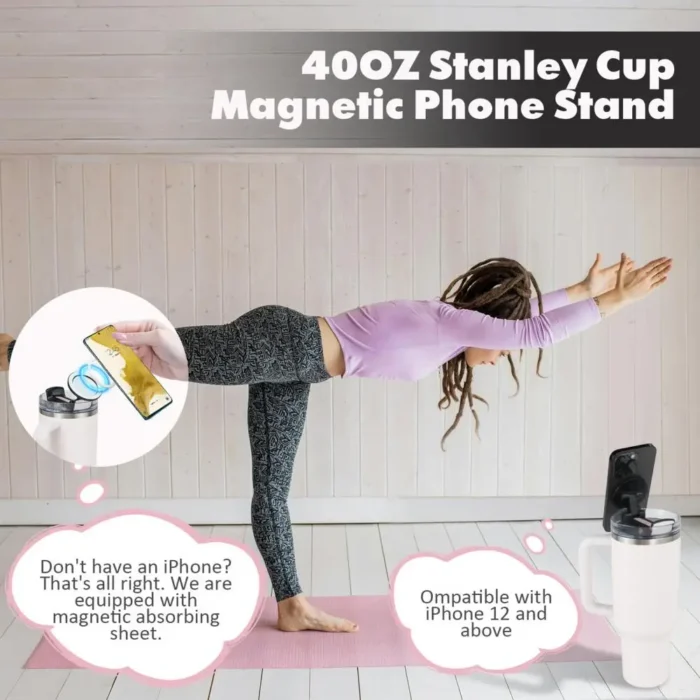 Mobile Phone Stand for 40 Oz Cup Mobile Phone Holder Multifunctional Phone Holder Water Bottle Stand for 40oz Cups for Home - Image 2